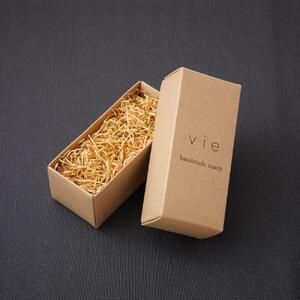 【ペアウォッチ】4種類のナチュラルウッドを組み合わせたデザインが人気のクールな腕時計2本セット WB077ペアセット L茶/Xオリーブ 腕時計