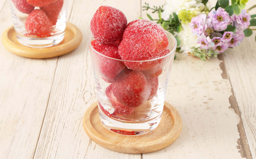 【隔月3回定期便】｢いちごファームきらら｣の冷凍あまおう 約2kg（約500g×4袋） 計約6kg
