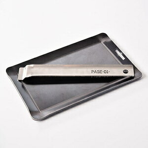 PAGE -ONE CRAFTER'S 鉄板 グリル プレート ハンドル付き 223m×146mm×3.2mm ケース付き グリル プレート グリル プレート プレート グリル 鉄板 鉄板 鉄板