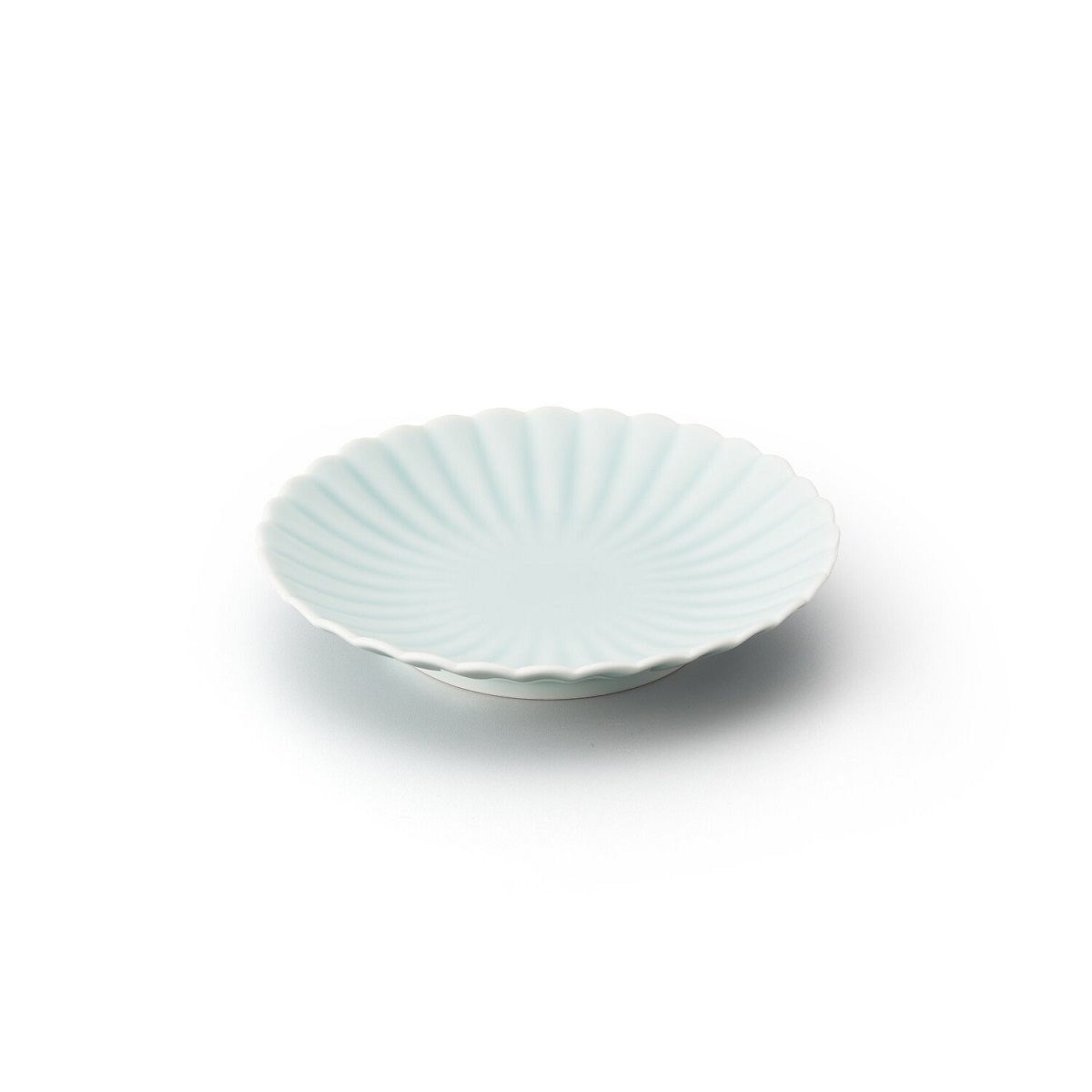 【伊万里焼】モイスト 菊割４寸皿 H1161