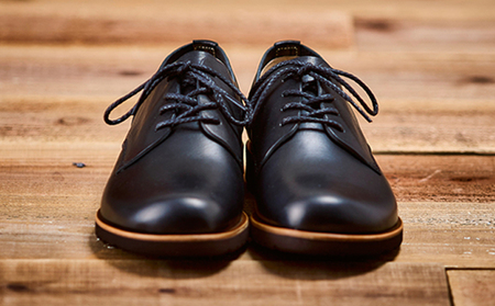 足なりダービー ブラック 革靴 KOTOKA メンズシューズ KTO-3001 25.0cm