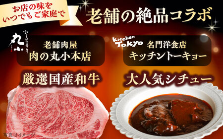 丸小本店 老舗肉屋厳選　行列のできるキッチントーキョーのビーフシチュー　1人前（250g）×2個セット / 惣菜 常備食 簡単調理 レトルト食品 /&nbsp;恵那市 / テンポイント[AUFN025
