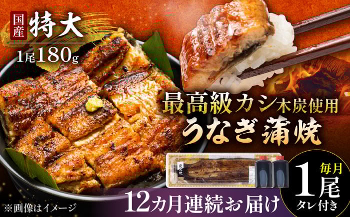 
            うなぎ蒲焼 国産【12回定期便】国産 ウナギ 蒲焼 1尾180g（特大サイズ）うなぎ かば焼き 佐賀県 武雄市 /すみまる [UDH012] 冷凍 ウナギ 鰻 蒲焼き かば焼き 国産 ウナギ かばやき 炭火焼 蒲焼き 鹿児島県産 かば焼き ウナギ 秘伝のタレ unagi 土用 丑の日 炭火焼 九州 うなぎ 鹿児島県産 定期便 タレ 鰻蒲焼 ウナギ ギフト 土用丑の日 国産うなぎ 鹿児島県産
          