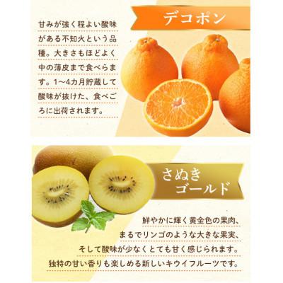 ふるさと納税 三豊市 【発送月固定定期便】香川県・三豊市共通返礼品　フルーツ旬の果物　Aセット全4回