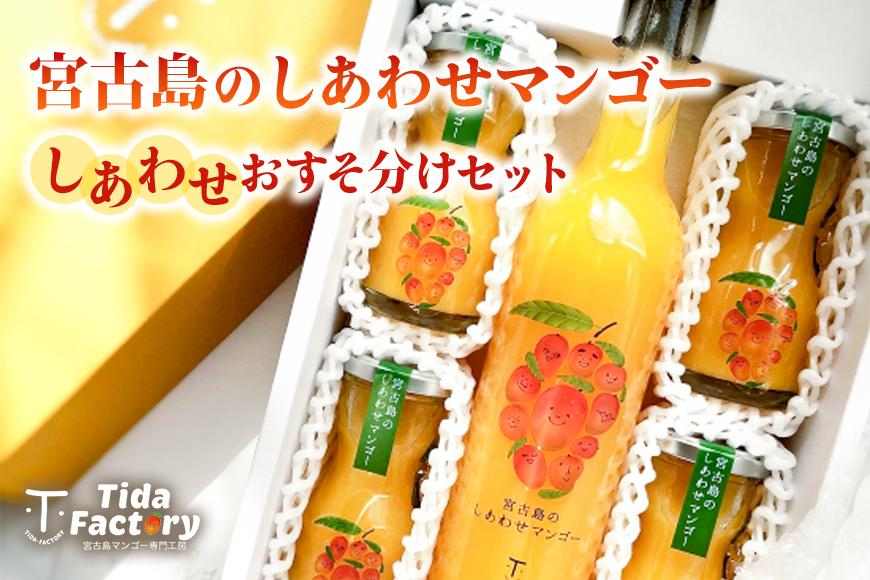 宮古島のしあわせマンゴー　しあわせおすそ分けセット(T117)