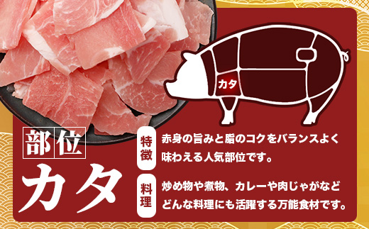 鹿児島県産 豚肩バラ切り落とし 計3kg HK-31 鹿児島県 南大隅町 国産豚 250g×12パック 豚肉切り落とし 豚バラ肉 小分け 豚キムチ 炒め物 焼肉 こま切れ 切り落とし 細切れ 小間切れ