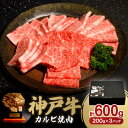 【ふるさと納税】神戸牛カルビ焼肉600g【配送不可地域：離島】【1527767】