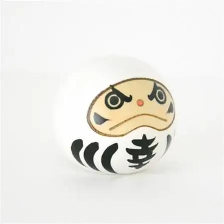 幸福だるま　白(1体)_装飾品・工芸品   _【1293211】