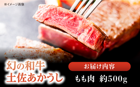 土佐あかうし 塊肉ステーキ 約500g（もも）【株式会社Dorago】[ATAM046]