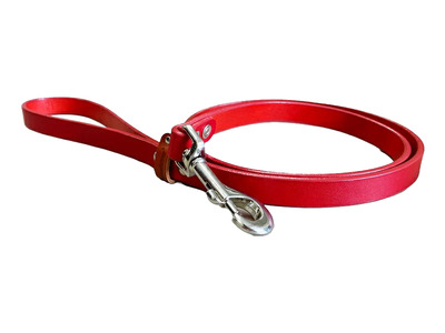 【 ペット 用 】 リード 120cm 超小型犬  レッド ペット 犬 