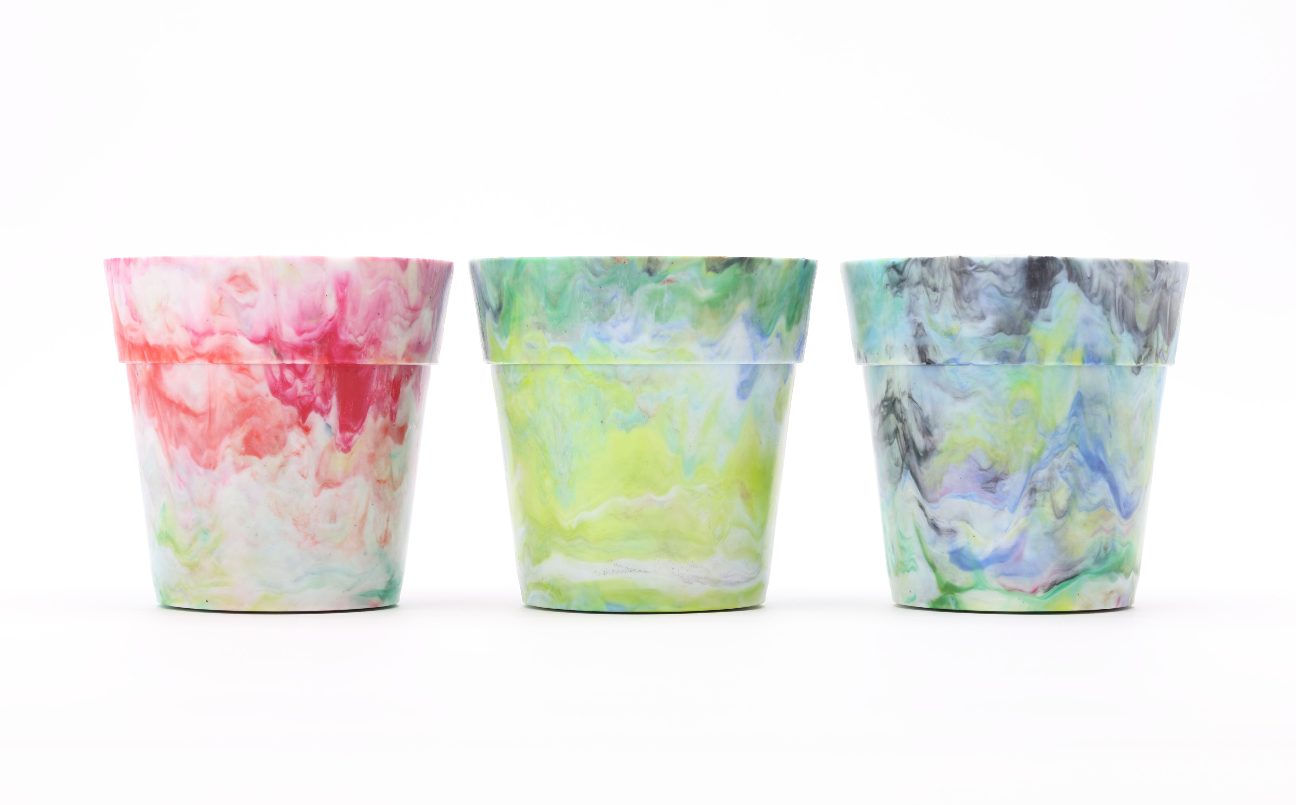 Precious Plastic Plant Pot 植木鉢(大)3個セット