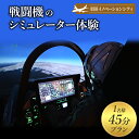 【ふるさと納税】羽田イノベーションシティ　LUXURY FLIGHT　戦闘機のシミュレーター体験45分プラン 体験 チケット 飛行機 戦闘機 操縦 パイロット コックピット シミュレーター 羽田 大田区